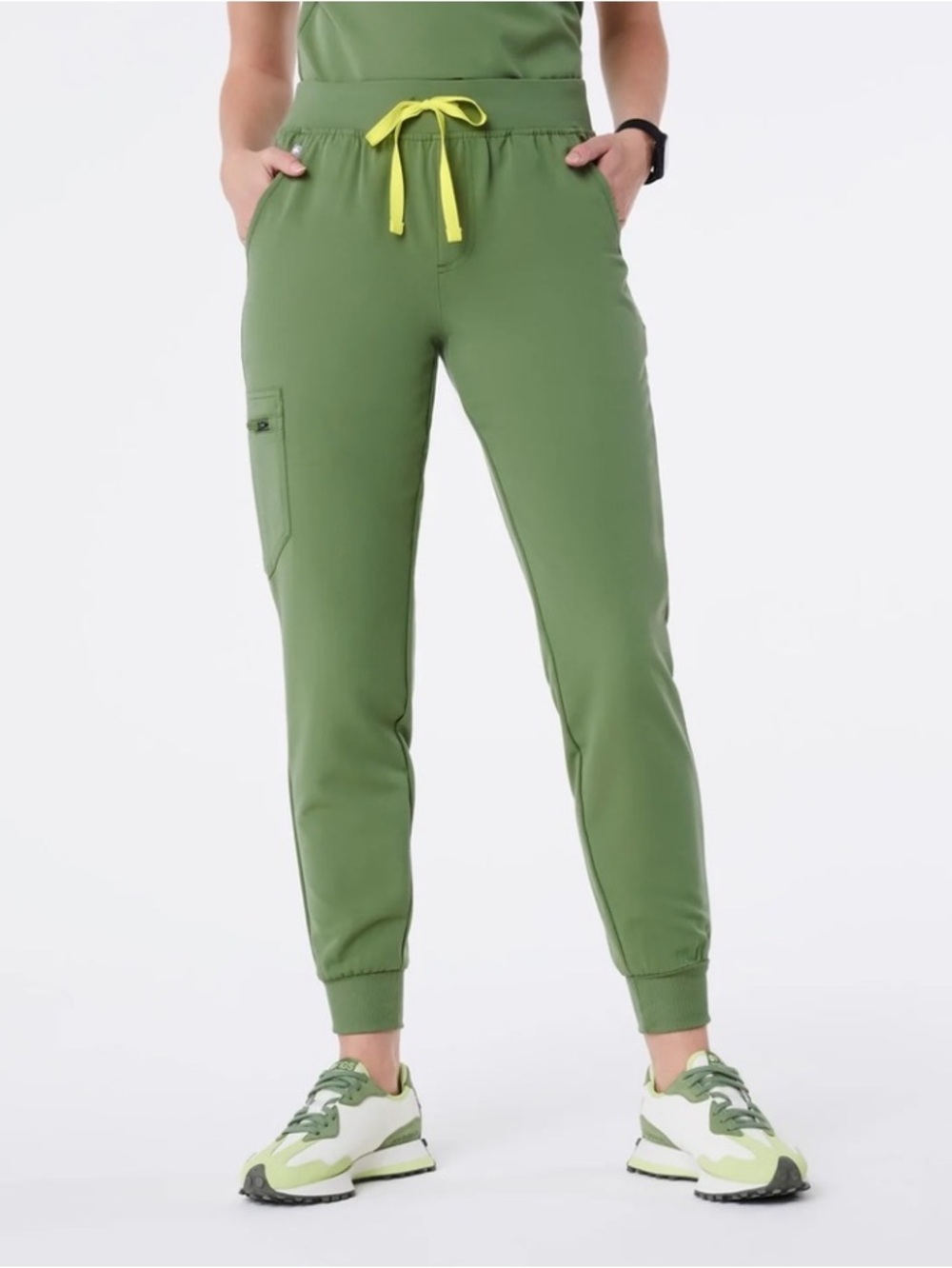 Figs Zamora Jogger Scrub Pants Limited Edition Fern Green Large